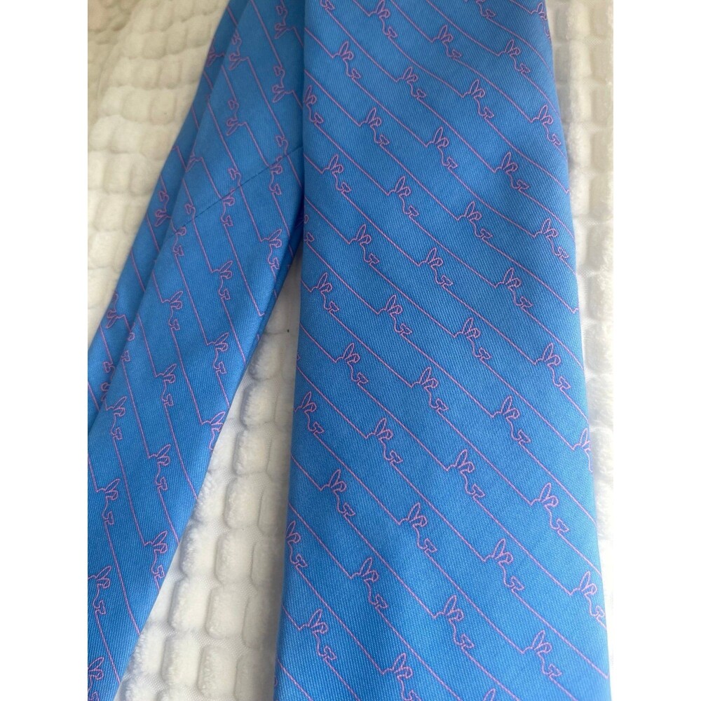 NWT Vineyard Vines Shep & Ian Whaleline Bunny Silk Tie